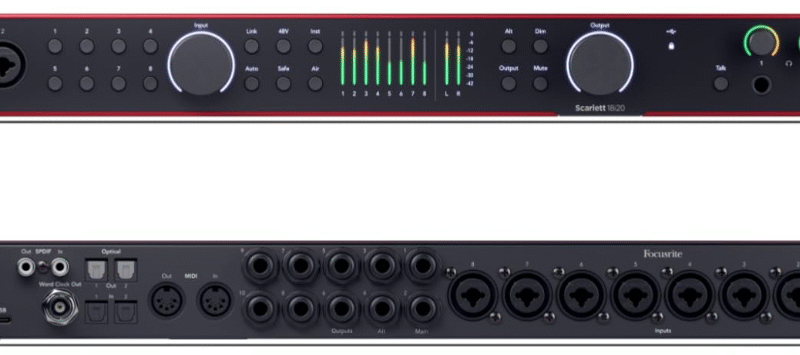 Focusrite Scarlett 18i20 4th Gen USB Audio Interface