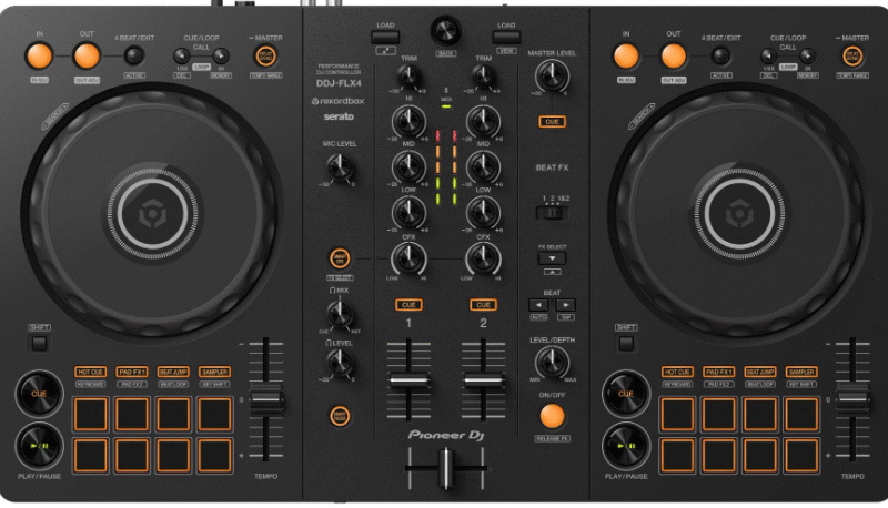 Pioneer DJ DDJ-FLX4 2-Channel DJ Controller
