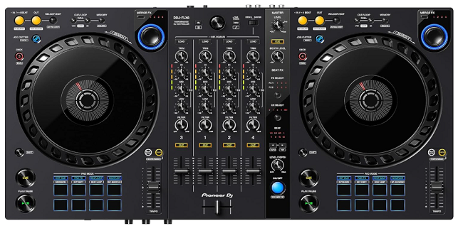 Pioneer DJ DDJ-FLX6 4-deck Rekordbox and Serato DJ Controller