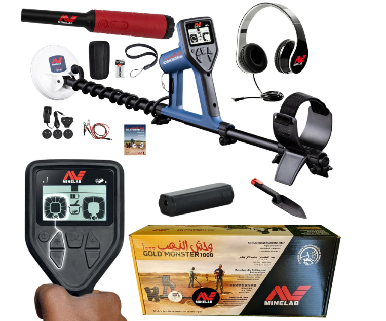 Gold Monster 1000 Prospecting Metal Detector with 5" Coil and Pro-Find 40