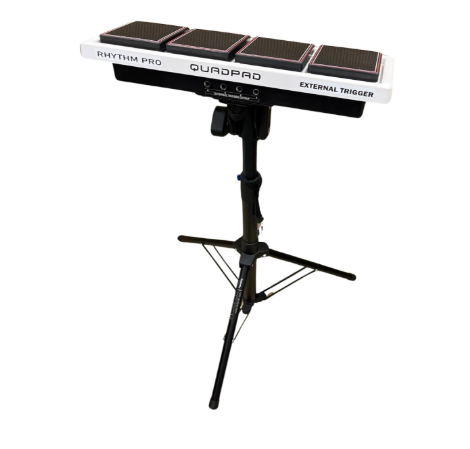 RHYTHM PRO Quadpad External Trigger With 4 Cables,Hard Case & Stand